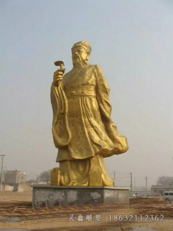 名医李时珍景区人物铜雕