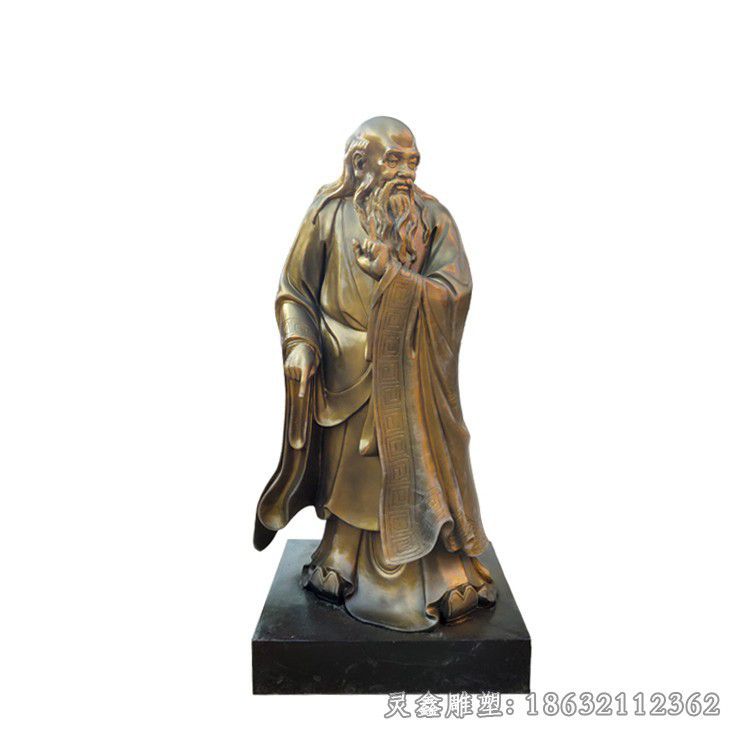 思想家老子景观人物铜雕