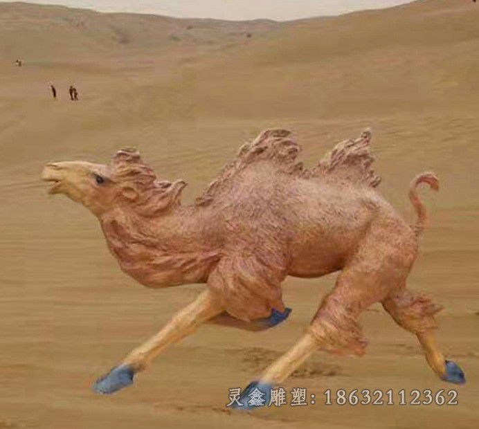 骆驼景观动物标志铜雕