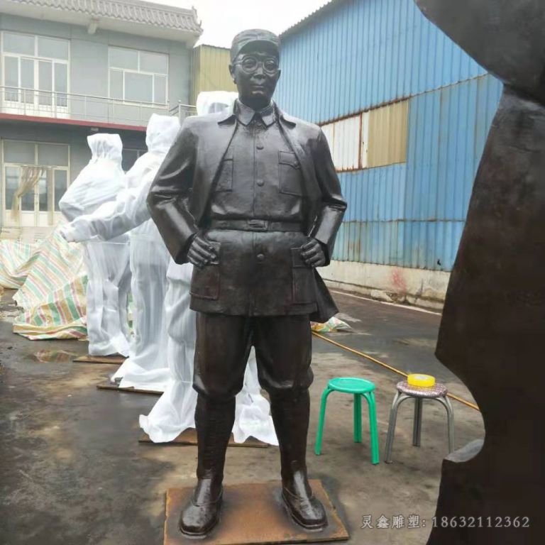 中国红军人物城市铜雕