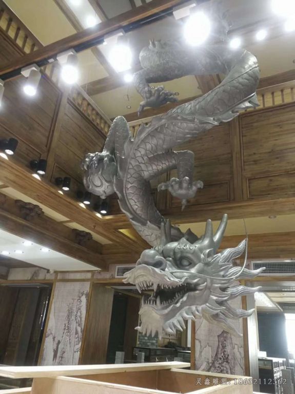 龙腾景观标志铜雕
