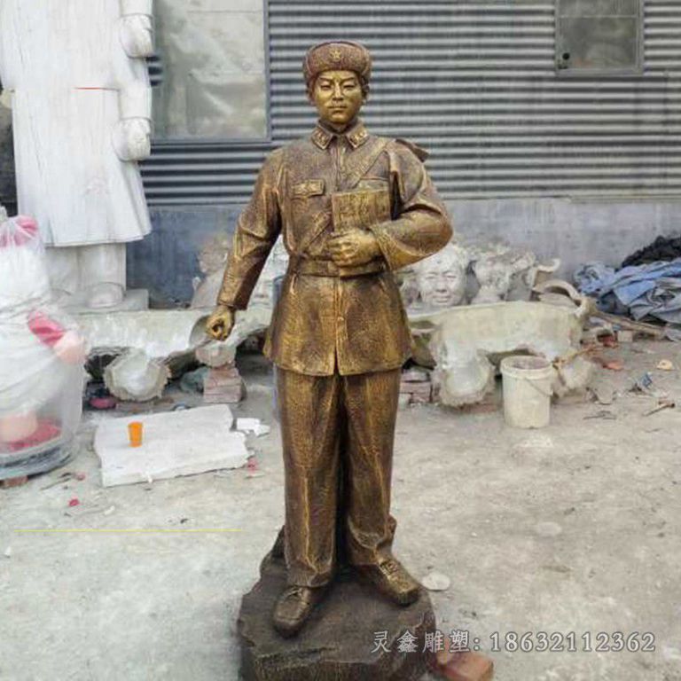 名人雷锋城市人物铜雕