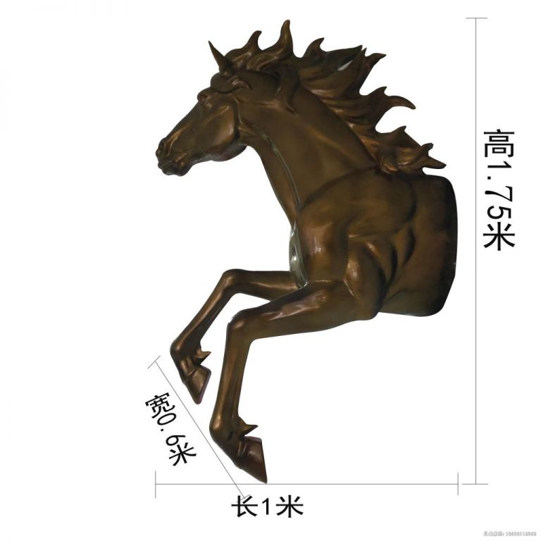 半身马半身景观铜雕