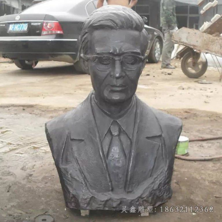 中国名人胸像景观铜雕