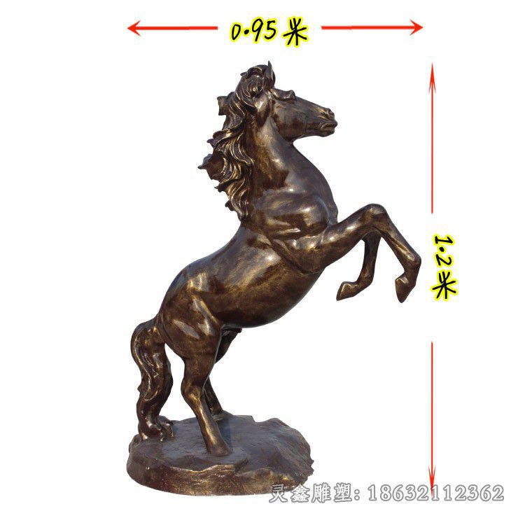 飞马别墅景观铜雕